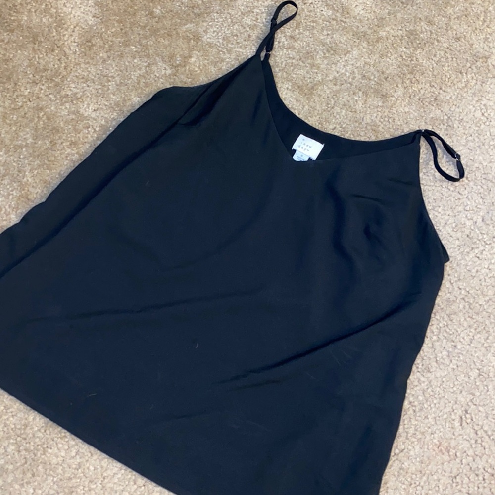 Black Flowy tank